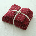 Washed Cotton Four-piece Duvet Cover Bedding EX-STOCK Canada 