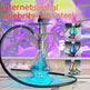Arabic Hookah Full Set Bar Kettle Stainless Steel Large Single And Double Tube - EX-STOCK CANADA