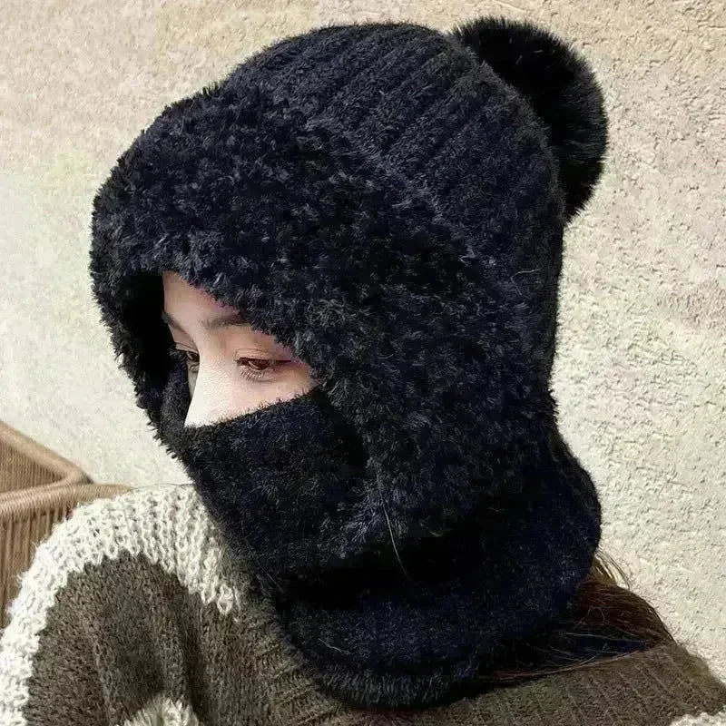 Multifunctional One-piece Hat Neck Protection Bandana Warm Fleece Winter Balaclava - EX-STOCK CANADA