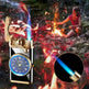 New Lighter With Electric Watch Rocker Arm Automatic Ignition Straight Blue Flame Lighter Creative Real Dial Inflatable Windproof Cigar Lighter Men's Watch Gift - EX-STOCK CANADA