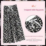 Cotton Silk Pajama Lounge trouser Pants Summer Women