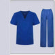 Women Nurse Uniform Female Hospital Nurse Costume V Neck Top Pants Set Nursing Uniforms Women Scrubs Set for Beauty Salon Massaging Workwear - EX-STOCK CANADA
