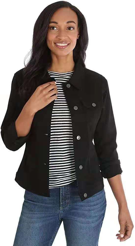New Style Denim Jacket Women Slim Slimming EX-STOCK Canada 