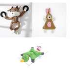 Pet Toy Donkey Shape Corduroy Chew Toy For Dogs Puppy Squeaker Squeaky Plush Bone Molar Dog Toy Pet Training Dog EX-STOCK Canada 