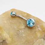 Puncture Hypoallergenic Titanium Steel Navel Buckle Belly Nail - EX-STOCK CANADA