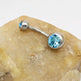 Puncture Hypoallergenic Titanium Steel Navel Buckle Belly Nail - EX-STOCK CANADA