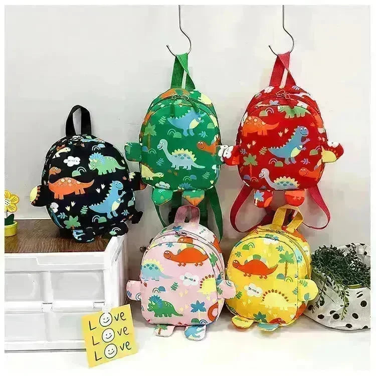 Cute Fashion Cartoon Little Dinosaur Children's Backpack Kindergarten Preschool School Backpack for Kids. - EX-STOCK CANADA