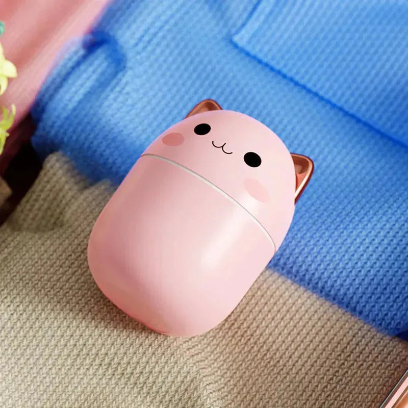 USB Humidificateur d'aromathérapie de voiture silencieuse avec lumière ambiante