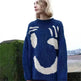 Ugly Christmas Knitted Sweater Women's Long-sleeved Round Neck Yarn-dyed Printed Top Women's - EX-STOCK CANADA