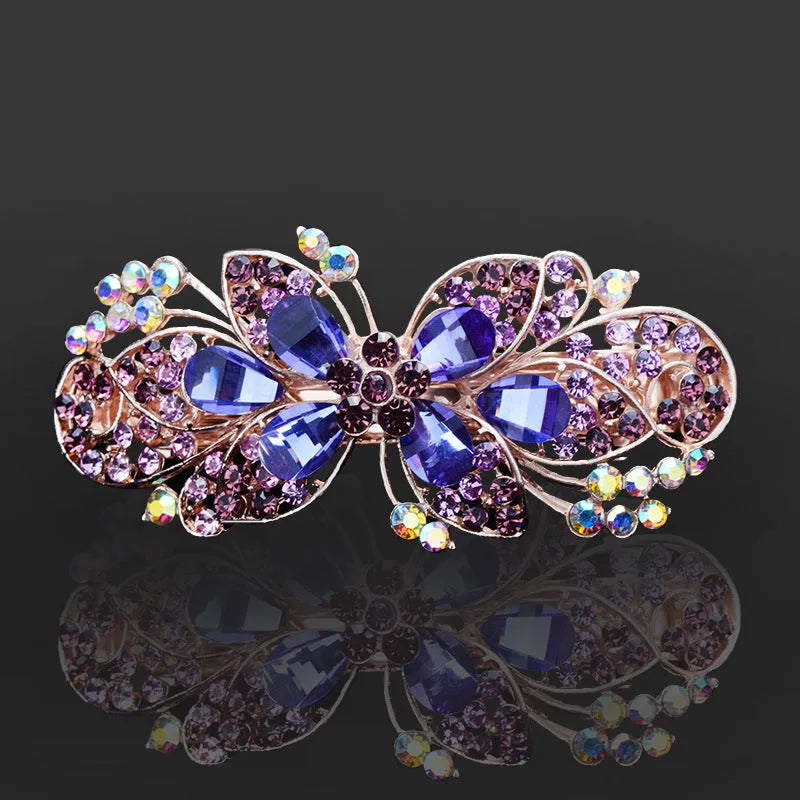 Rhinestone bow hair clip Accessories - EX-STOCK CANADA