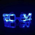 Gafas de año nuevo LED 2024 Gafas de brillo para la fiesta de la noche Decoración