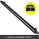 Hydraulic Cylinder 2 Bore 36 Stroke Hydraulic Ram Cylinder 3000psi Hydraulic Cylinders Welded Double Acting Cross Tube SAE6 Port Hydraulic Lifting Cylinder EX-STOCK
