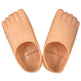 Adult Bigfoot Costume Shoes – Skin Tone, Free Size