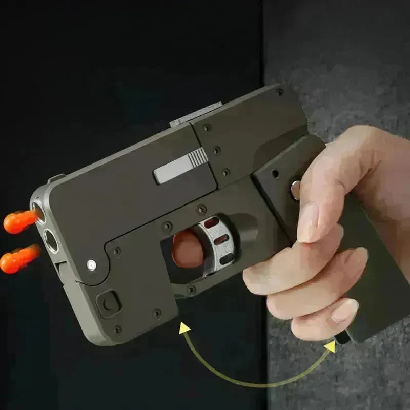 mobile phone shape folding soft bullet gun toy - EX-STOCK CANADA