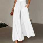Printed Comfortable Casual High Waist  Wide-leg Floral Palazzo Trousers women