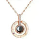 Hot Valentine's Day Gifts Metal Rose Jewelry Gift Box Necklace For Wedding Girlfriend Necklace Gifts - EX-STOCK CANADA