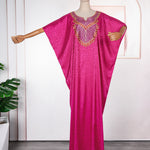 Vestido largo estilo étnico africano con vuelo, Oriente Medio, AliExpress, ropa musulmana para mujer, escote en V, talla grande - EX-STOCK Canada