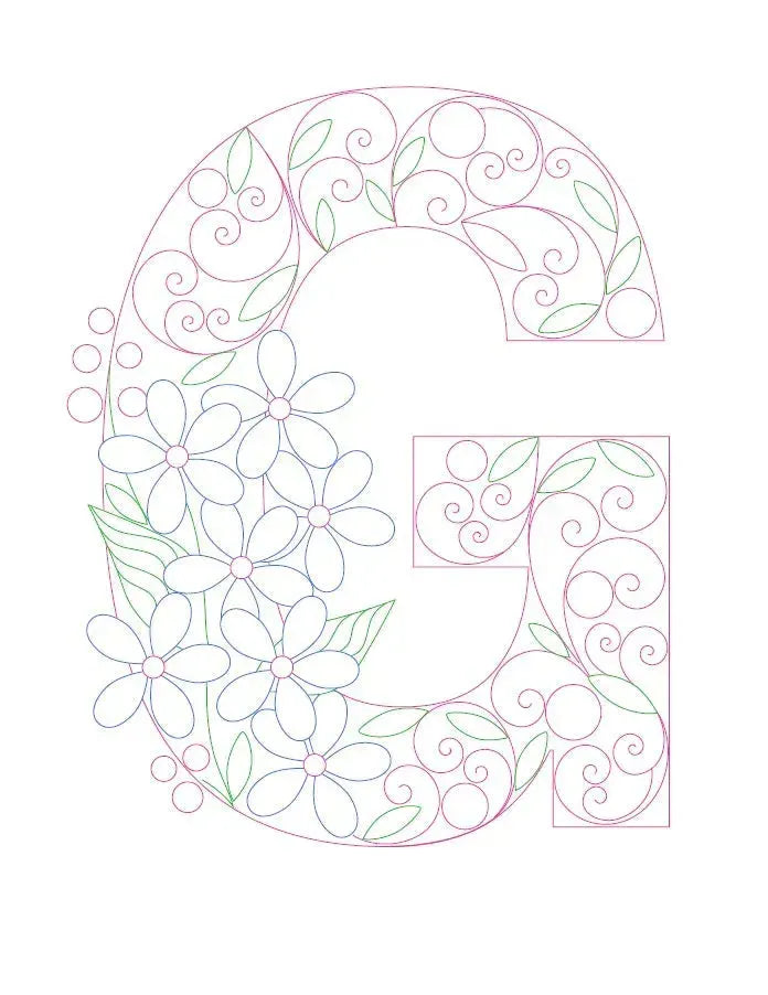Paper Filigree Painting Kit - Letters - EX-STOCK CANADA