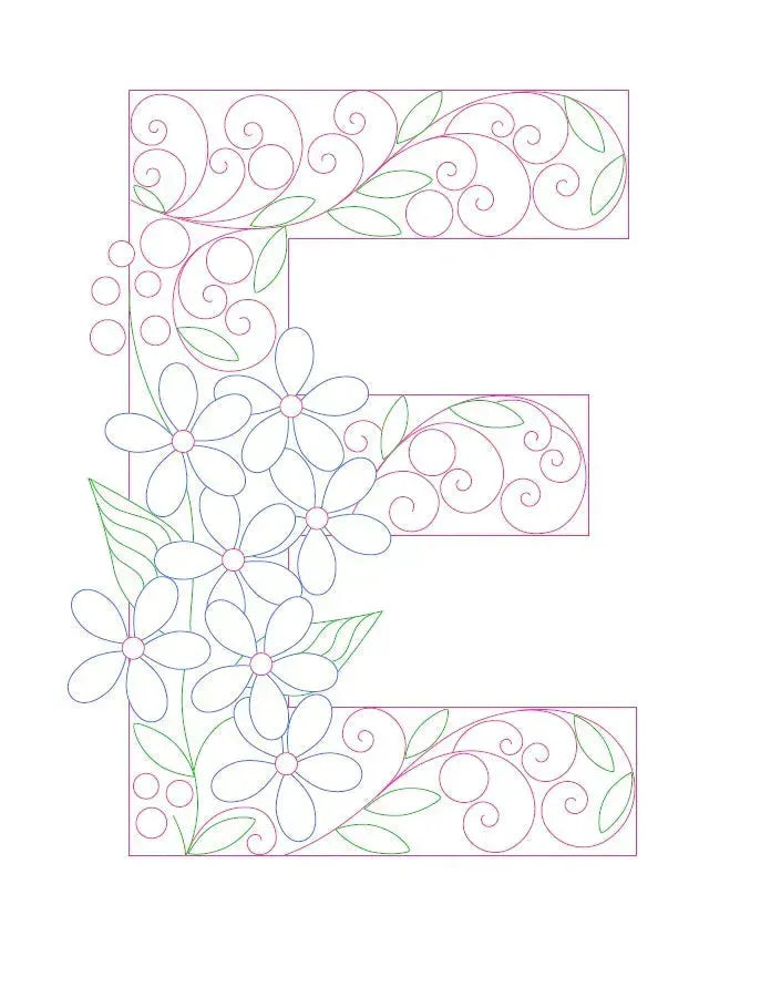 Paper Filigree Painting Kit - Letters - EX-STOCK CANADA