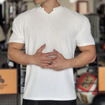 Anti Wrinkle Men Short Sleeve Active wear T-shirt for Workout Gym trainings - EX-STOCK CANADA