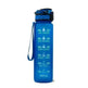 1L Tritan Water Bottle With Time Marker Bounce Cover Motivational Water Bottle Cycling Leakproof Cup For Sports Fitness Bottles - EX-STOCK CANADA