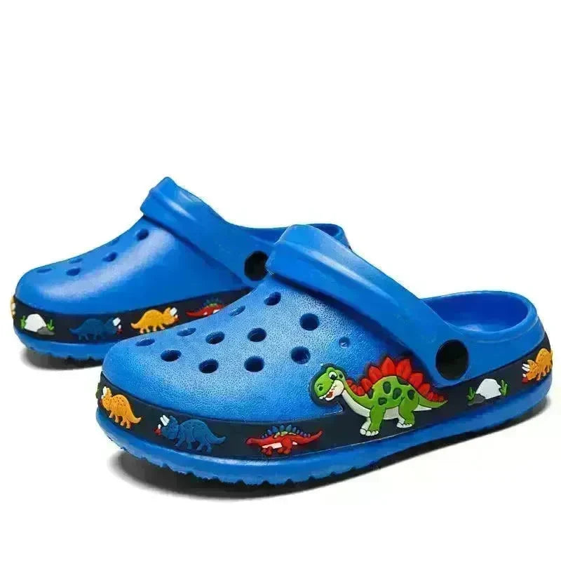 2-6y Kids Summer Boys Girls Sandals Flat Heel Cartoon Soft Bottom Beach Slippers Children Garden Shoes - EX-STOCK CANADA
