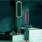 2-In-1 Hair Straightener Hot Comb - Dual-Use Rotating Electric Brush - EX-STOCK CANADA