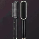 2-In-1 Hair Straightener Hot Comb - Dual-Use Rotating Electric Brush - EX-STOCK CANADA