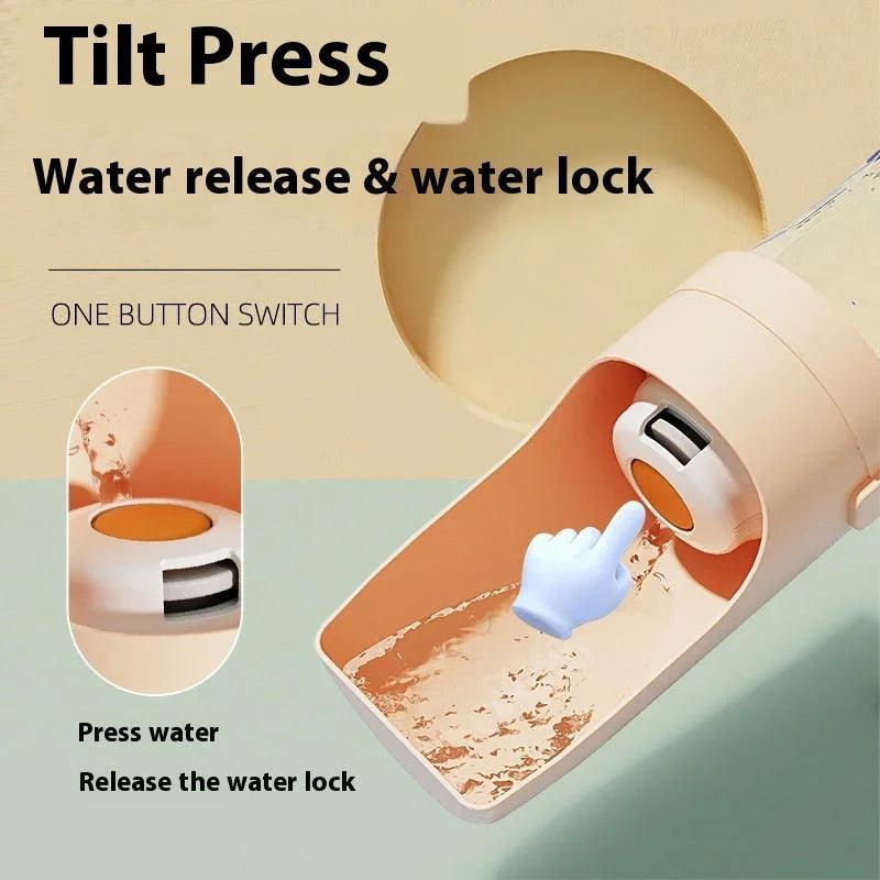 Borraccia da viaggio 2 in 1 per cani Dispenser d'acqua per animali Alimentatore per bere Dispenser d'acqua per cani in uscita Ciotola portatile per animali Prodotti per animali da esternoEX-STOCK Canada 