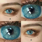 2 pieces Annual throw Russian girl blue color contacts lenses - EX-STOCK CANADA