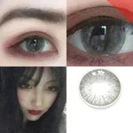 2 pieces Annual throw Russian girl blue color contacts lenses - EX-STOCK CANADA