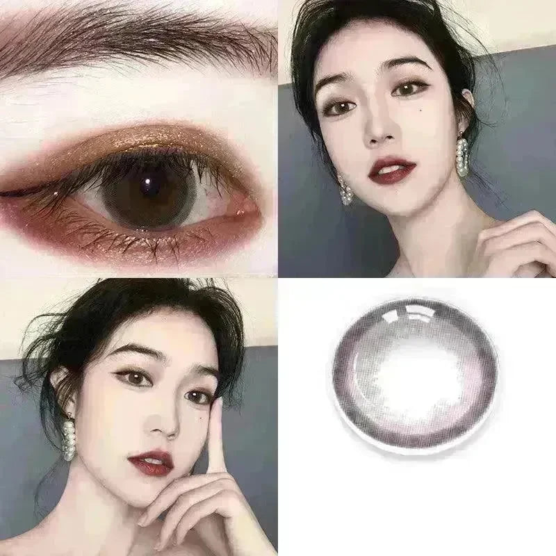 2 pieces Annual throw Russian girl blue color contacts lenses - EX-STOCK CANADA