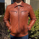 Veste en cuir pour homme BOL avec poche zippée 