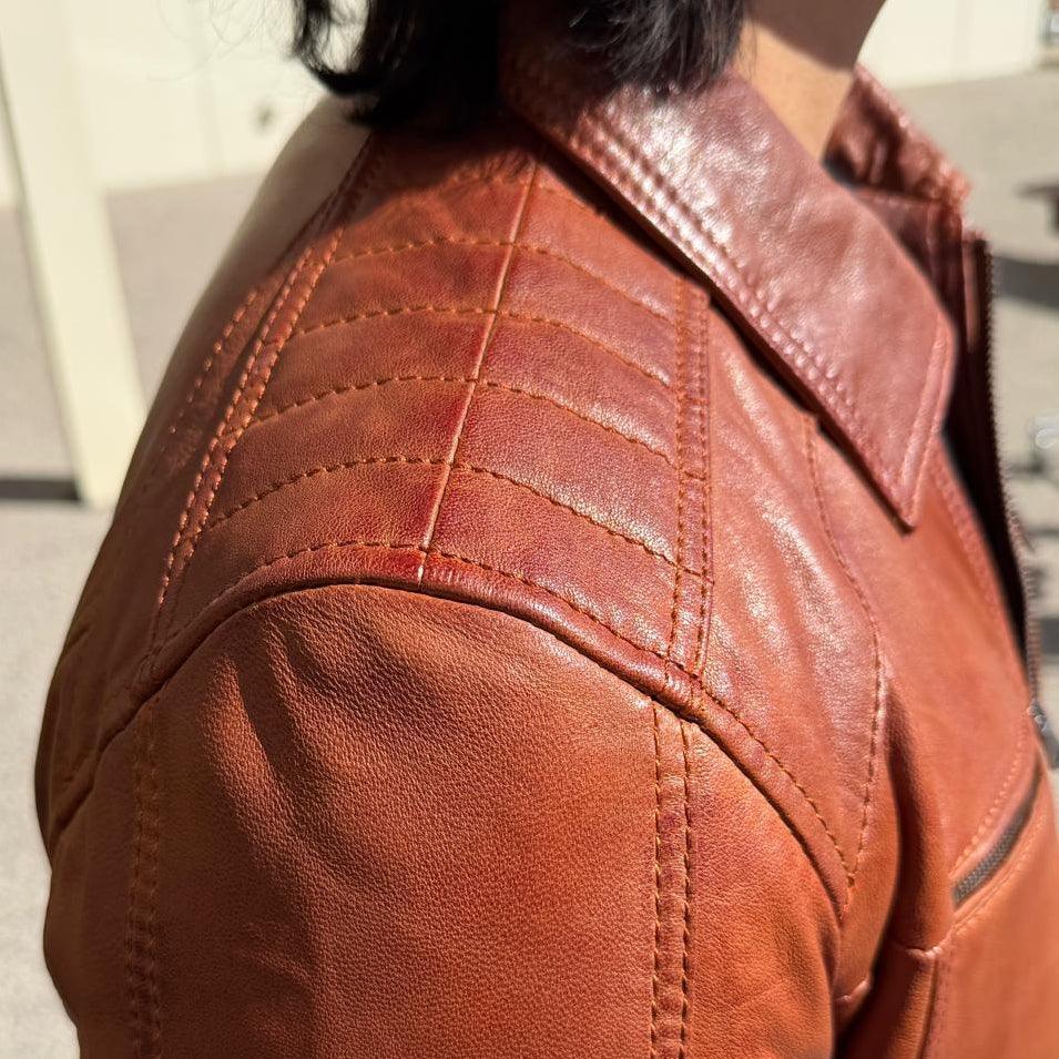 Veste en cuir pour homme BOL avec poche zippée 