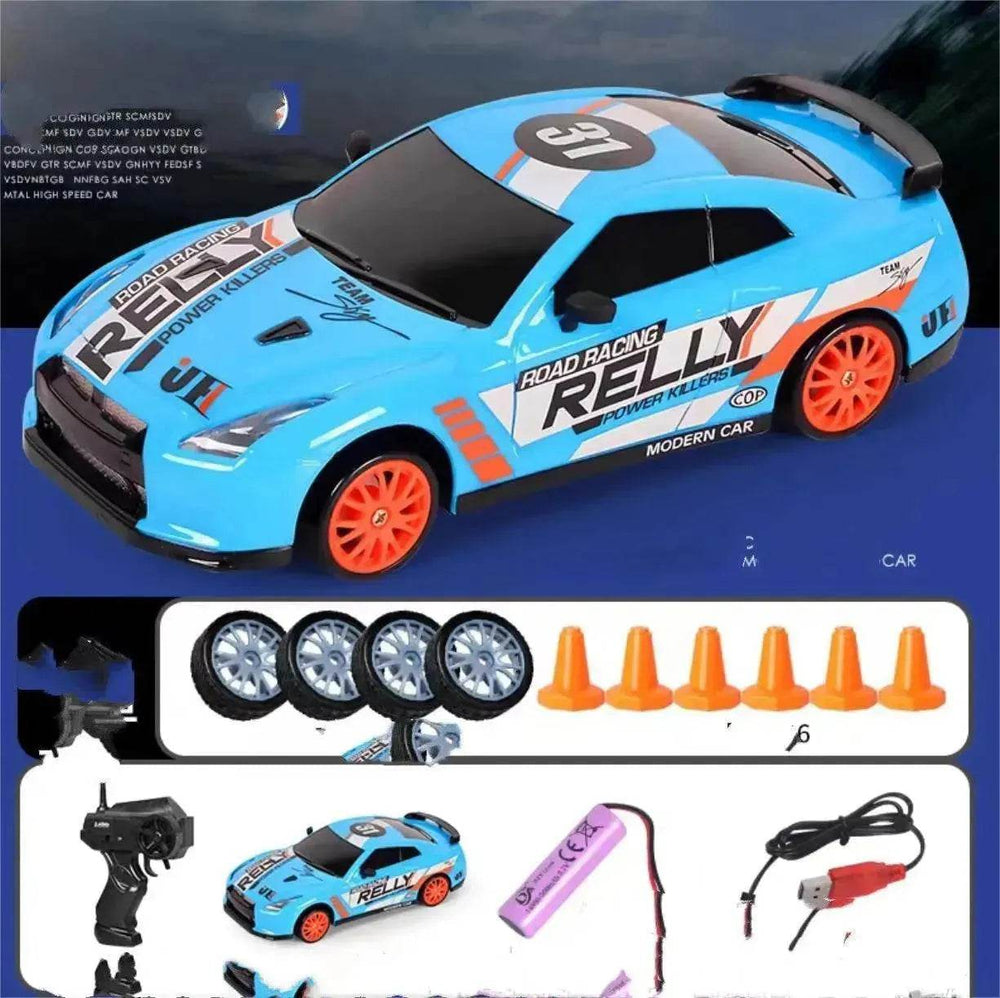 2.4G Drift Rc Car 4WD RC Drift Car Toy Remote Control GTR Model AE86 Vehicle Car RC Racing Car Toy For Children Christmas Gifts - EX-STOCK Canada