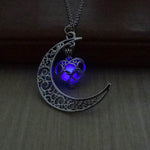 Glowing Pendant Necklaces Silver Plated Chain Necklaces EX-STOCK