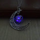Glowing Pendant Necklaces Silver Plated Chain Necklaces EX-STOCK