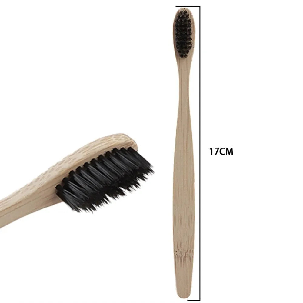 10pcs  Bamboo toothbrushes - EX-STOCK CANADA
