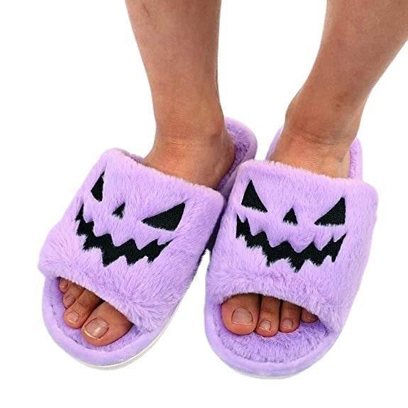 Halloween Shoes Winter Cute Warm Home Slippers Women EX-STOCK