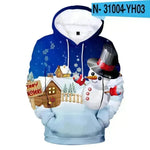 New Funny Christmas Printed Hoodie sweatshirt - EX-STOCK CANADA