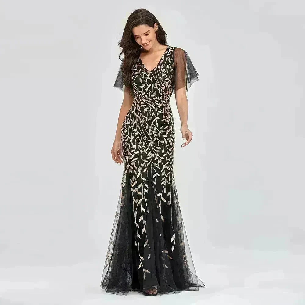 2024 New Spring And Summer Cross-border Elegant sexy Women's Dress - EX-STOCK CANADA