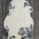 Peau de mouton islandaise grise tondue à taches | AléatoireEX-STOCK Canada 