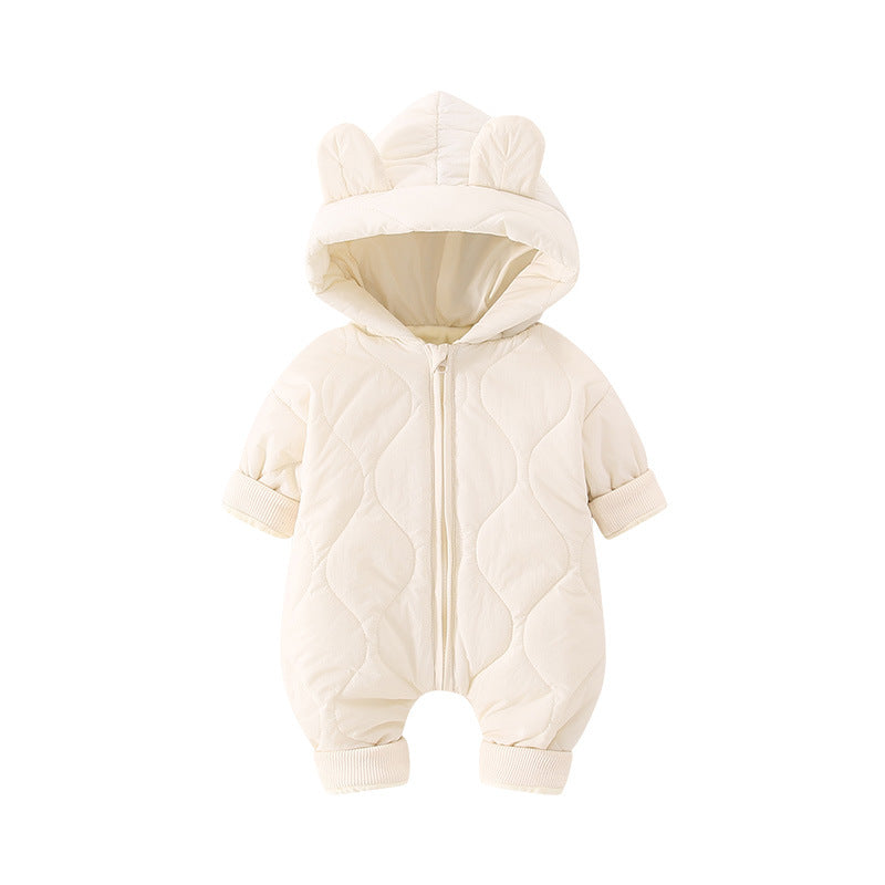 Baby Autumn And Winter Rompers Thermal Clothes | EX-STOCK product gallery photo 2
