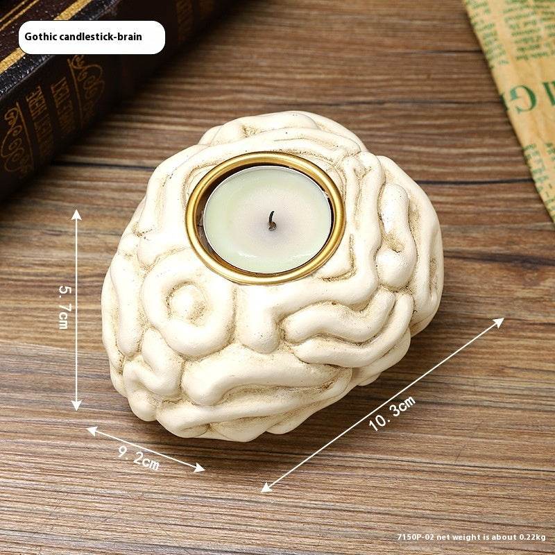 Halloween Heart Candlestick Decoration Horror Decoration Props - EX-STOCK Canada