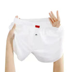 Men's Underwear Solid Color Loose Breathable Ice Silk Boxers