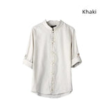 Men's Linen Vintage Plus Size Shirt - EX-STOCK CANADA