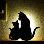 LED Animal Silhouette Night Light – Sound Sensor Wall Lamp for Kids Bedroom | 18 Designs