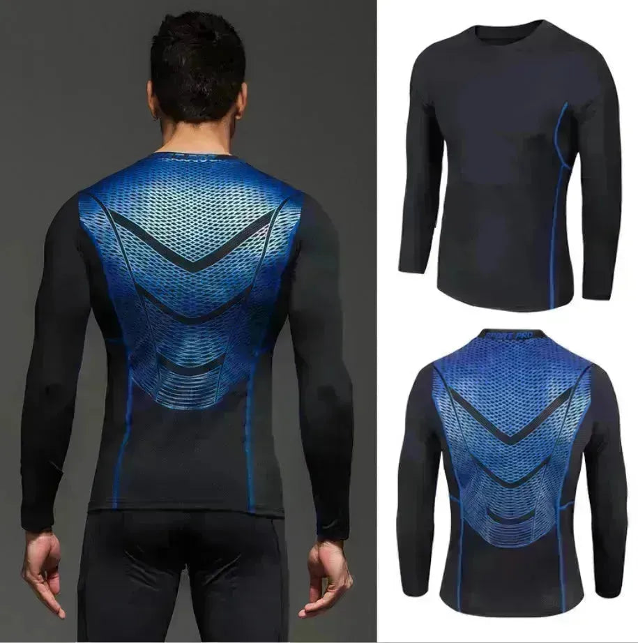 2 pc di addestramento sport abbigliamento per gli uomini