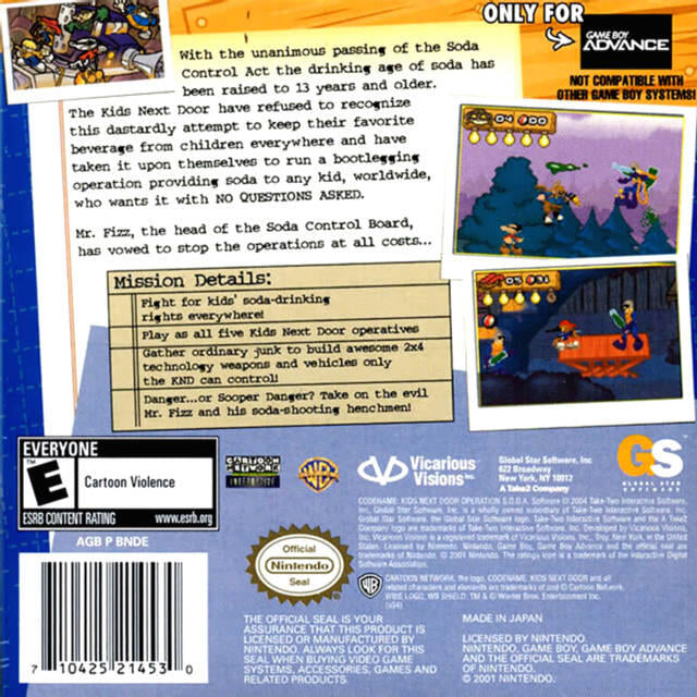 Codename: Kids Next Door: Operation S.O.D.A. 