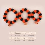Naughty Cat Collar Pet Trick Or Treat Pumpkin Collar EX-STOCK